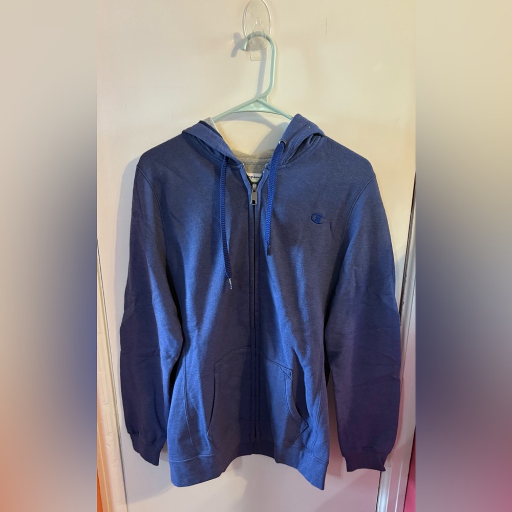 Champion Blue/ Purple Zip-Up Hoodie